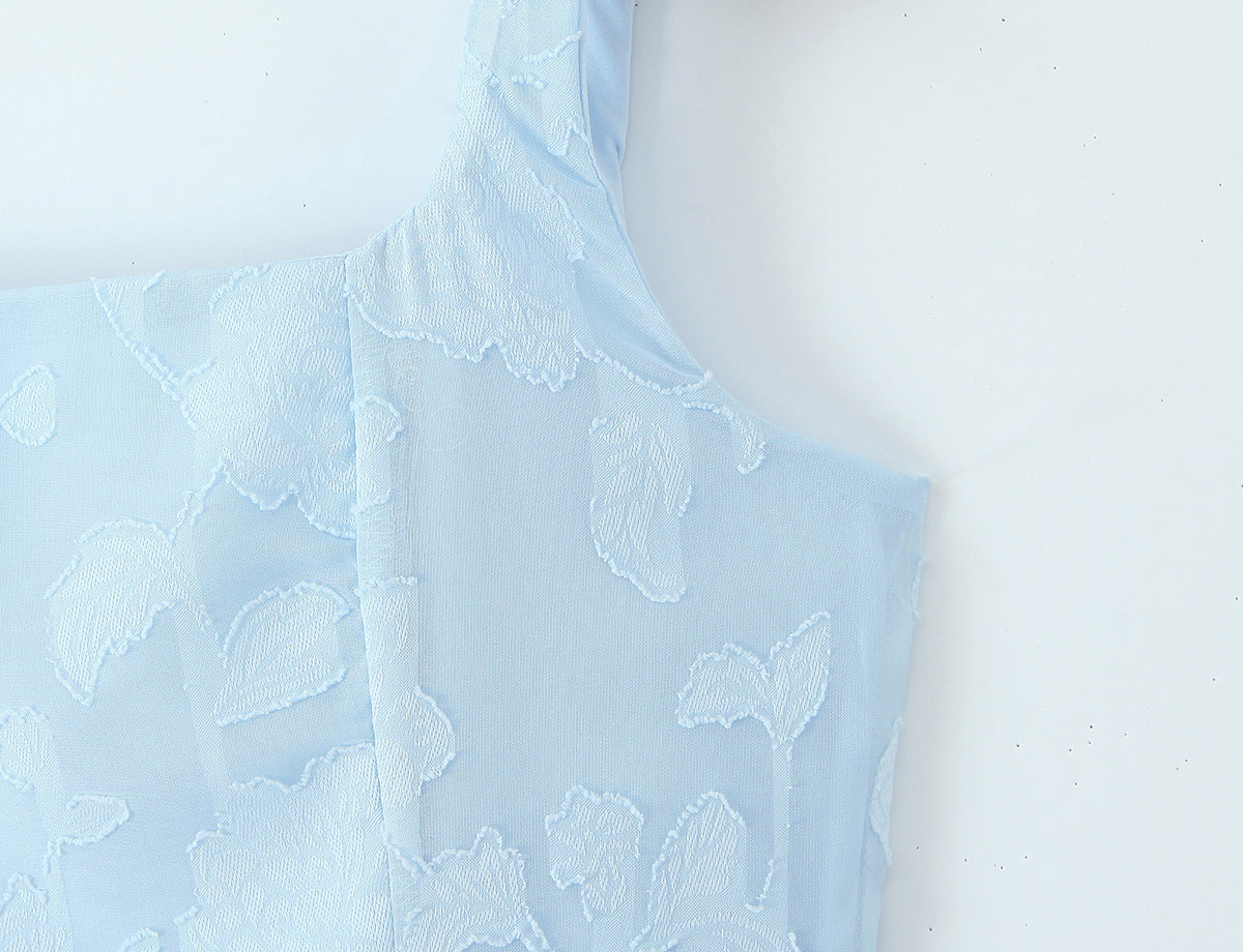 Vestido Maxi Bodycon com Smock Floral