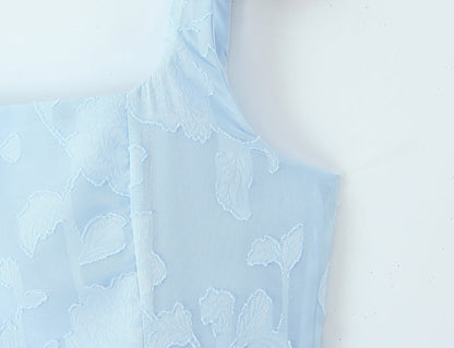 Vestido Maxi Bodycon com Smock Floral