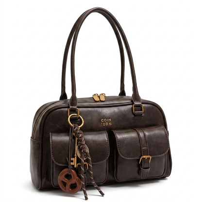 Mala de Ombro PU Leather Retro