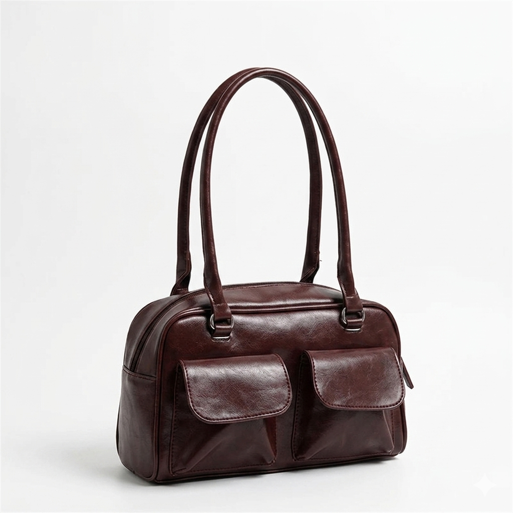 Mala de Ombro PU Leather Vintage