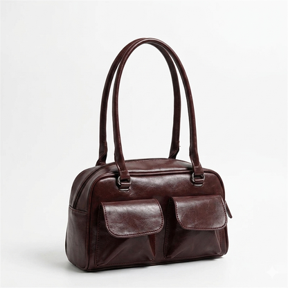 Mala de Ombro PU Leather Vintage