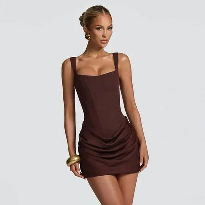 Vestido Mini Corset com Amarração