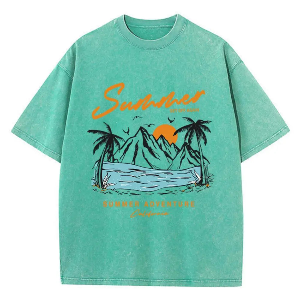 T-Shirt Oversized Algodão Lavado