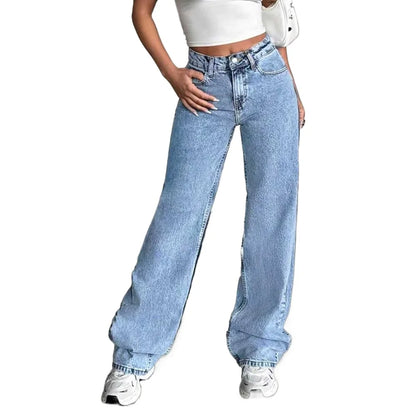Jeans Baggy Cintura Alta Y2K