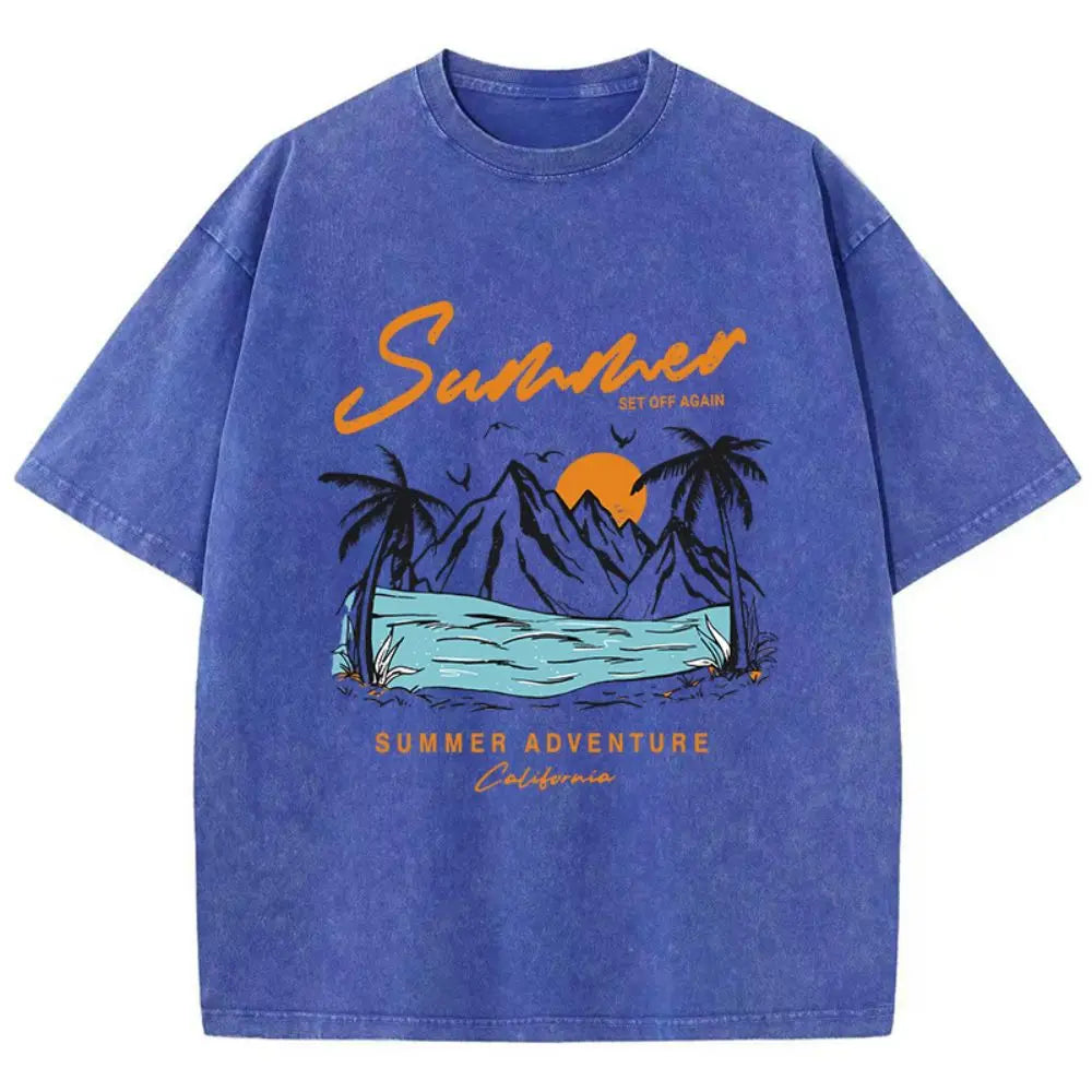 T-Shirt Oversized Algodão Lavado
