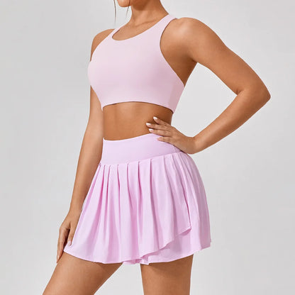 Conjunto Desportivo 2/3 Peças com Saia Plissada