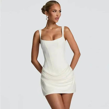 Vestido Mini Corset com Amarração