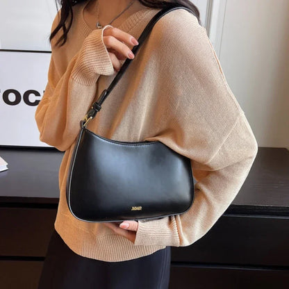 Mala de Axila Couro Texturado — Elegante & Luxuosa para o Dia a Dia