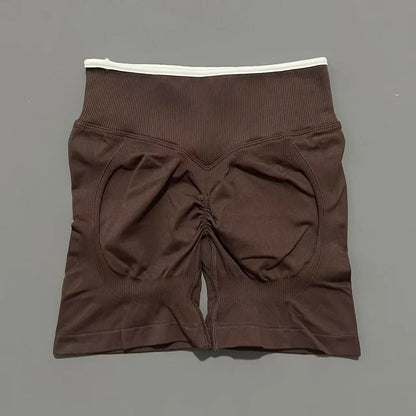 Calções Scrunch Seamless Cintura Alta