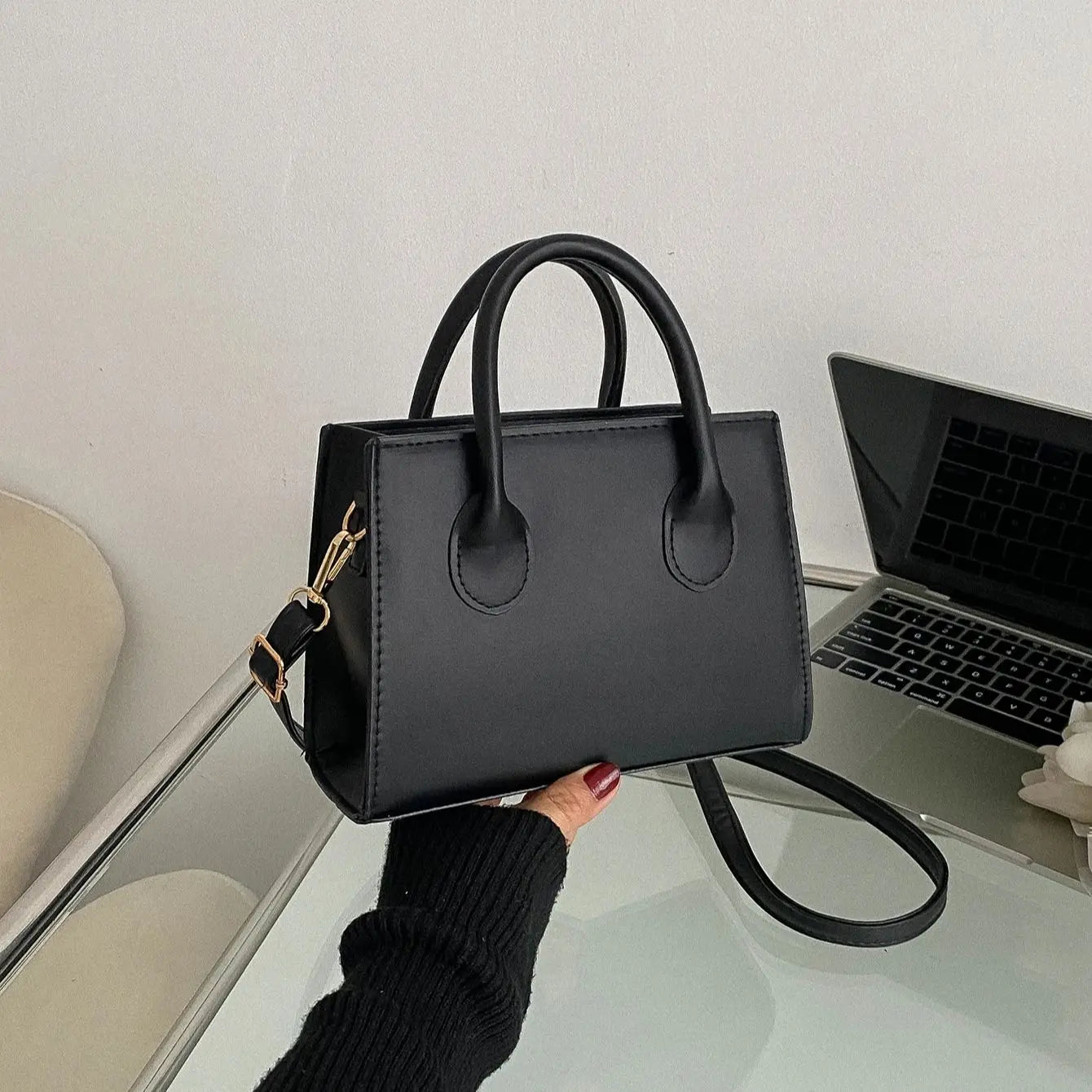 Mala Tote PU Leather Estruturada