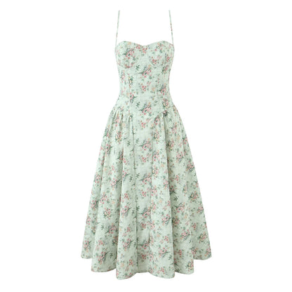 Vestido Midi Linha A com Alças