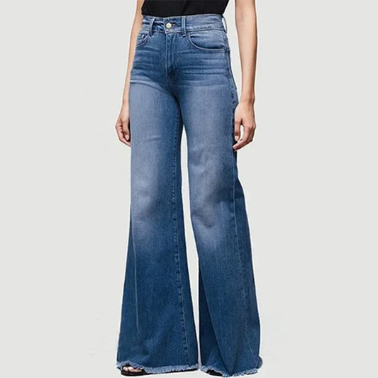 Jeans Boot Cut Elegantes Cintura Média