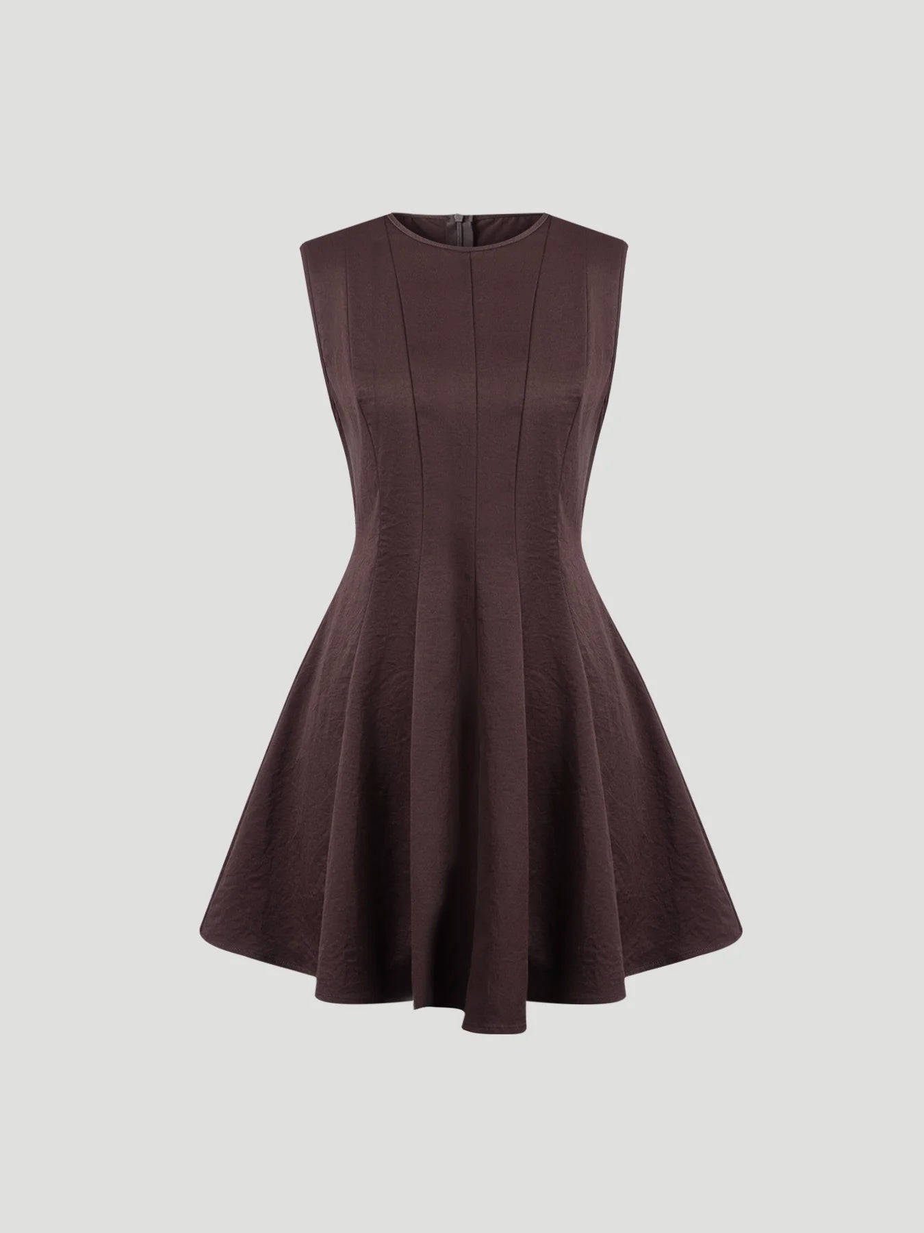 Vestido Mini A-Line Sem Mangas