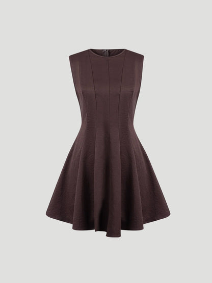 Vestido Mini A-Line Sem Mangas