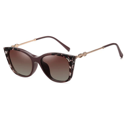 Óculos Cat Eye com Clip-On Magnético