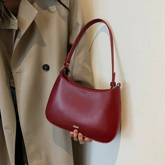 Mala de Axila Couro Texturado — Elegante & Luxuosa para o Dia a Dia
