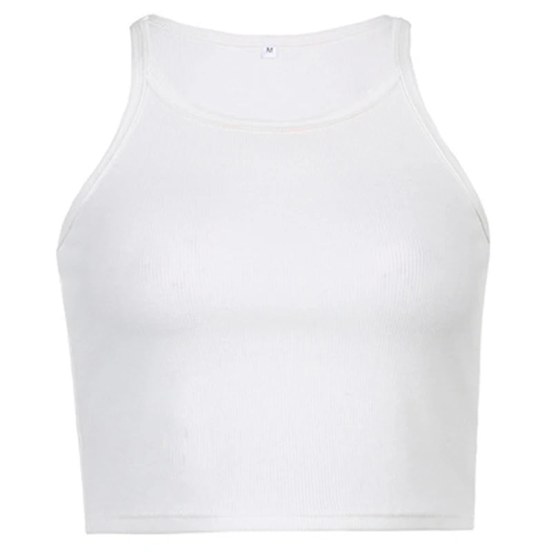 Top Camisole Canelado Elástico