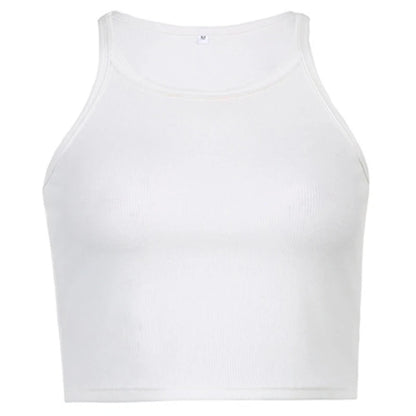 Top Camisole Canelado Elástico