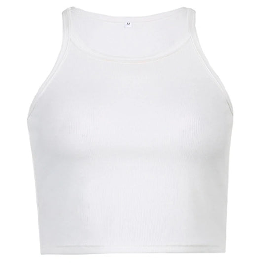 Top Camisole Canelado Elástico