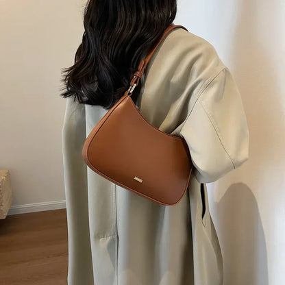 Mala de Axila Couro Texturado — Elegante & Luxuosa para o Dia a Dia