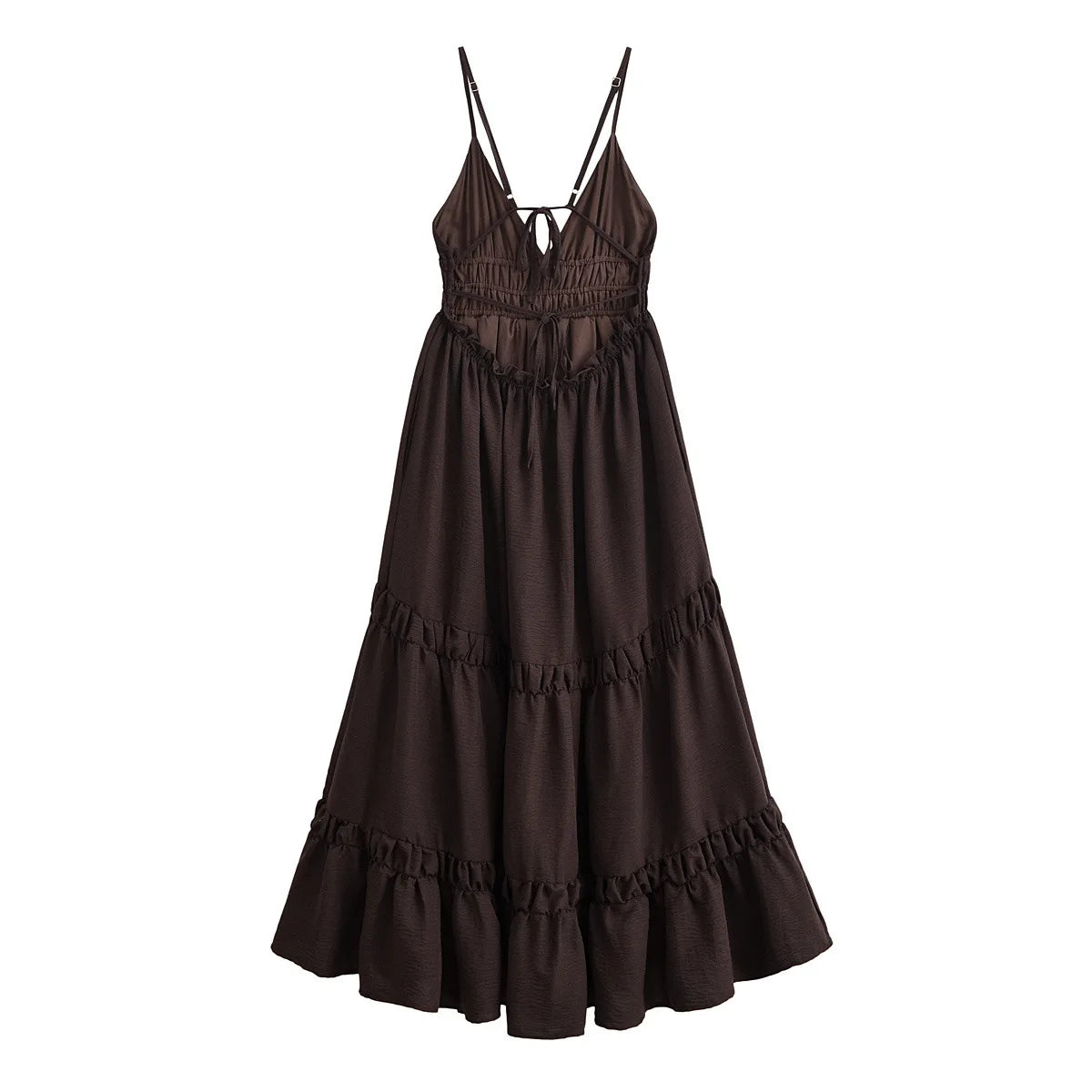 Vestido Longo Boho com Alças