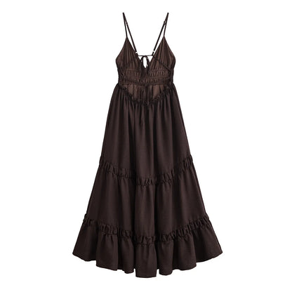 Vestido Longo Boho com Alças
