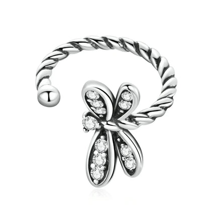 Ear Cuffs Prata 925 com Zircónia | Sem Furo | Banhados a Platina | Vários Designs.