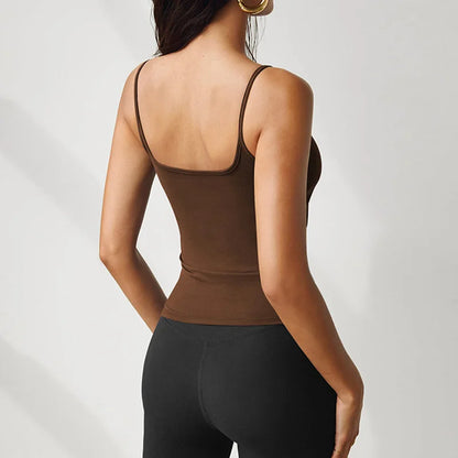 Top Camisole Slim em Malha