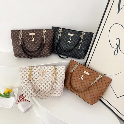 Mala Tote Bag Grande Capacidade com Borla