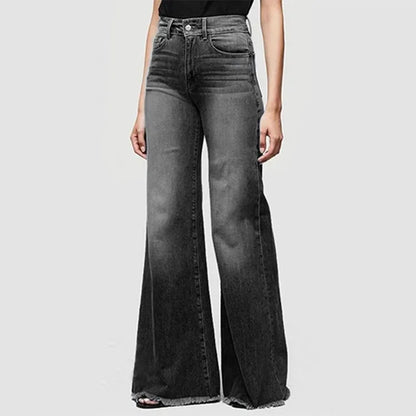 Jeans Boot Cut Elegantes Cintura Média