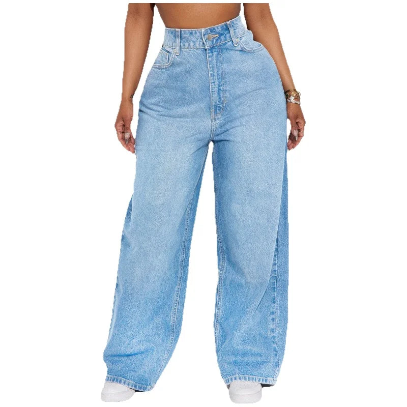 Jeans Wide Leg Cintura Alta