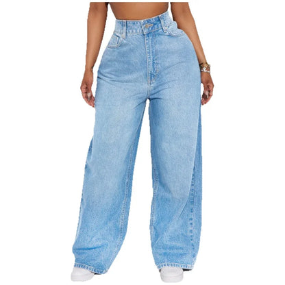 Jeans Wide Leg Cintura Alta