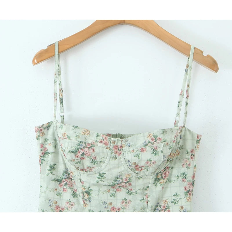 Vestido Midi Linha A com Alças