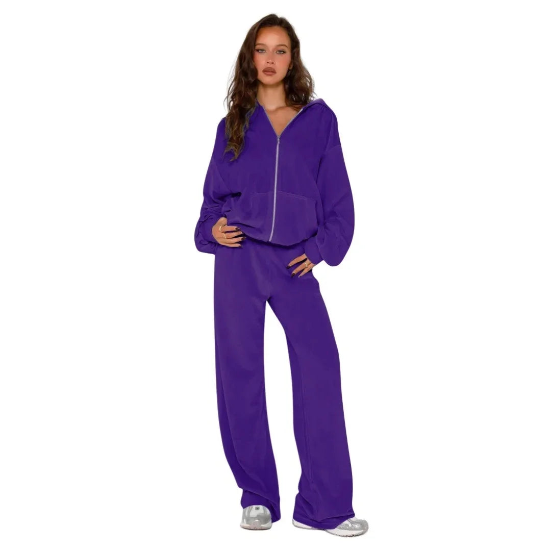 Conjunto em Veludo com Capuz 2 Peças