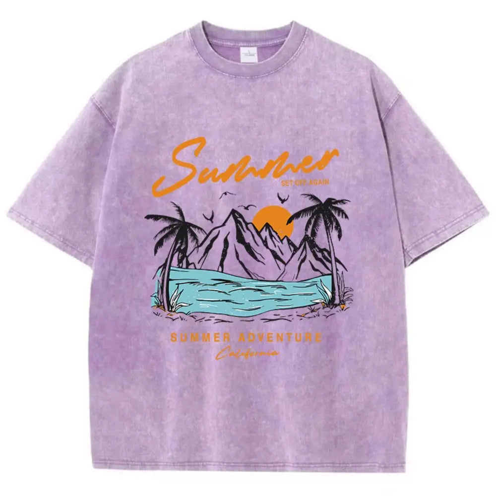 T-Shirt Oversized Algodão Lavado