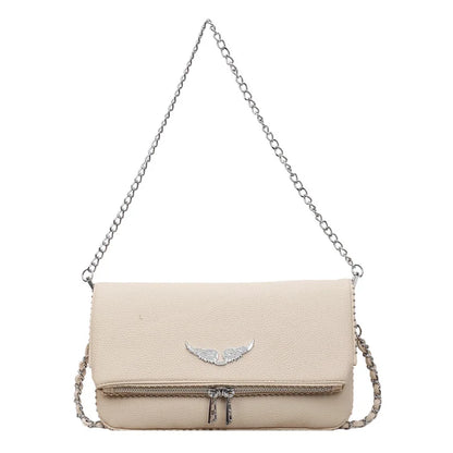 Mala Crossbody Quadrada com Corrente