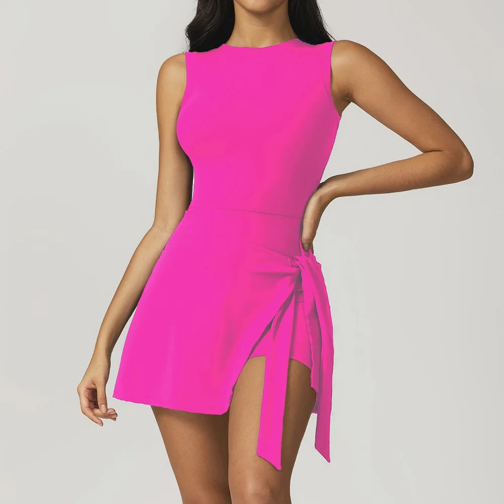 Vestido Desportivo Saia Plissada