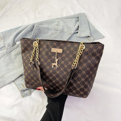 Mala Tote Bag Grande Capacidade com Borla