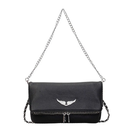 Mala Crossbody Quadrada com Corrente