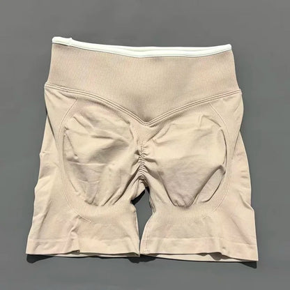 Calções Scrunch Seamless Cintura Alta