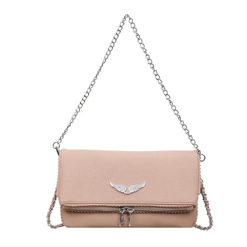 Mala Crossbody Quadrada com Corrente