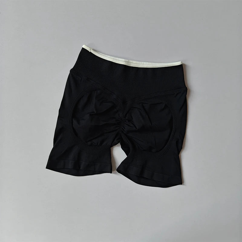 Calções Biker Seamless Cintura Alta