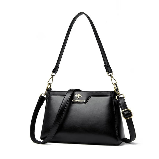 Mala Crossbody Urbana em Couro
