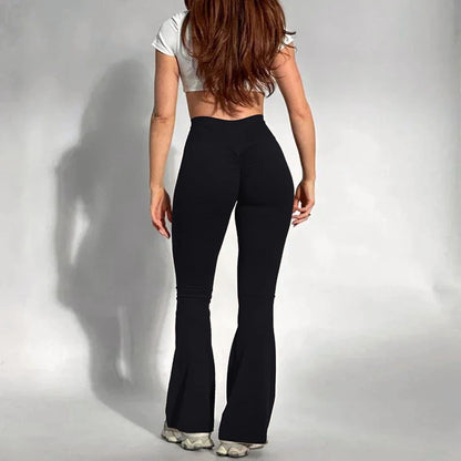 Leggings Flare Cintura Alta