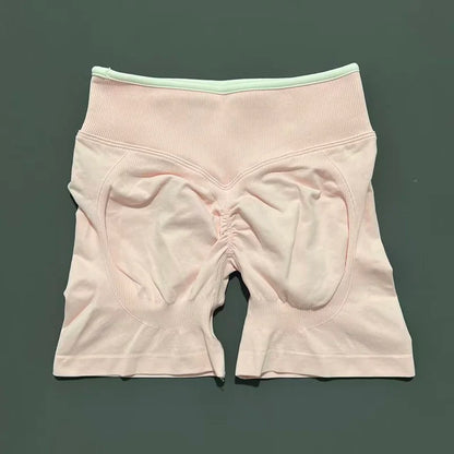 Calções Scrunch Seamless Cintura Alta
