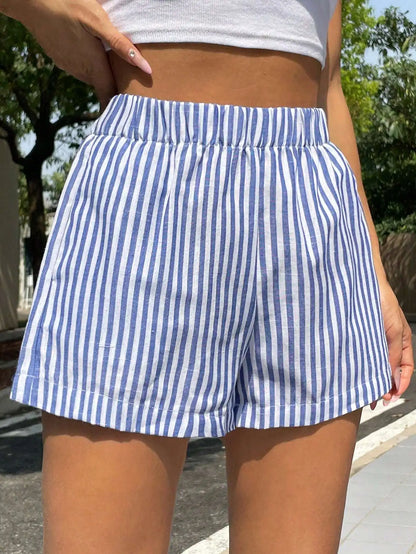 Calções Riscas Casual