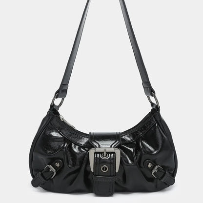2025 Spring Hot Selling Maillard Style Retro Style Small Bag Spicy Girl Y2K Wasteland Style Vintage Leather Shoulder Armpit Bag