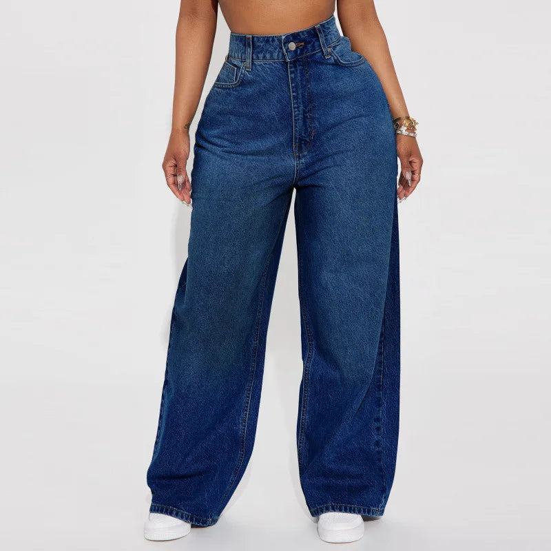 Jeans Wide Leg Cintura Alta