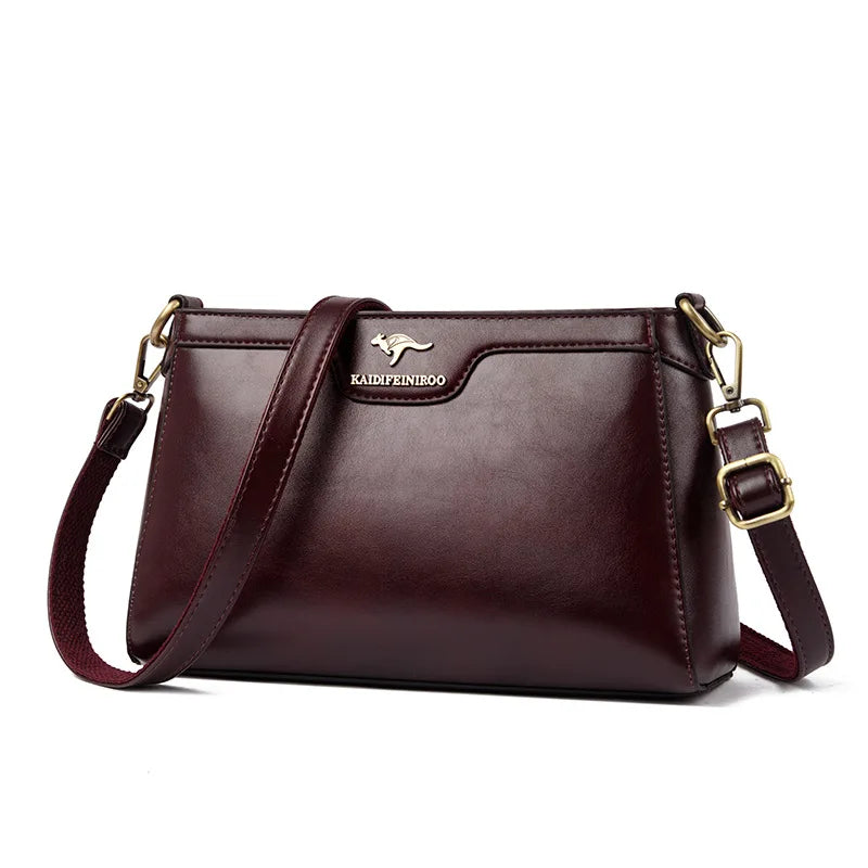 Mala Crossbody Urbana em Couro