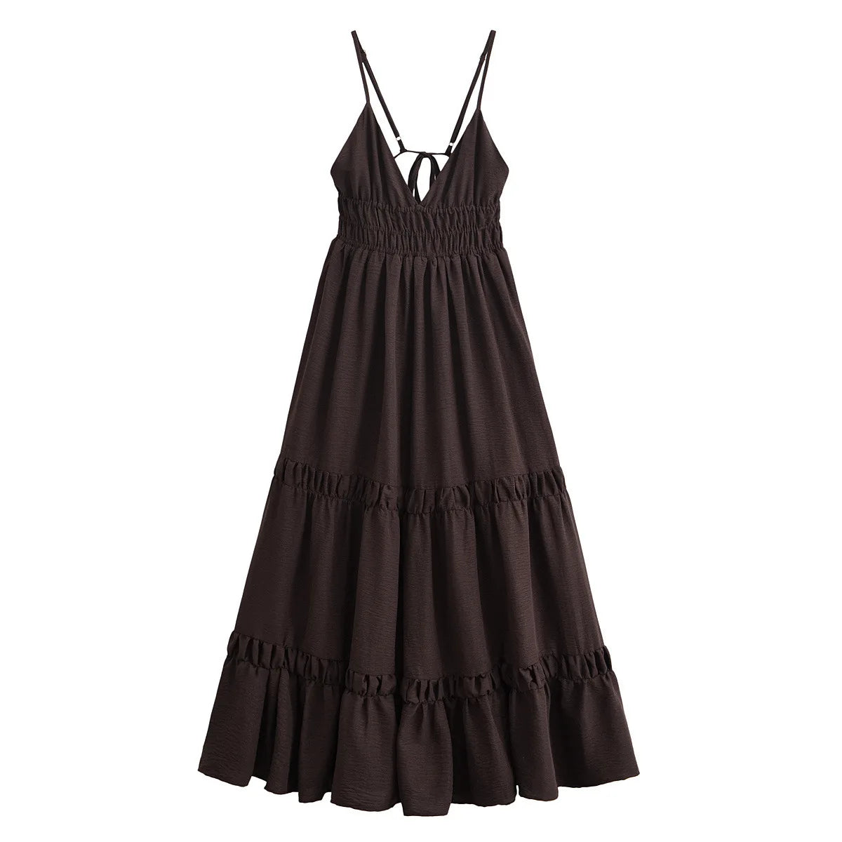 Vestido Longo Boho com Alças